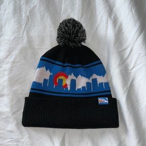 Colorado Cityscape Pom Beanie